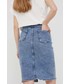 Spódnica Answear Lab spódnica jeansowa mini ołówkowa