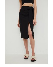 Spódnica spódnica kolor czarny midi ołówkowa - Answear.com Answear Lab