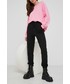 Spodnie Answear Lab spodnie damskie kolor czarny gładkie