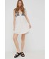Sukienka Answear Lab sukienka kolor biały mini rozkloszowana