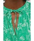 Sukienka Answear Lab sukienka answear.LAB X limitowana kolekcja festiwalowa BE BRAVE kolor zielony mini rozkloszowana