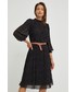 Sukienka Answear Lab sukienka kolor czarny mini prosta