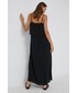 Sukienka Answear Lab sukienka bawełniana kolor czarny maxi prosta