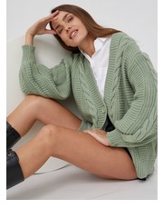 sweter - Kardigan z dodatkiem wełny - Answear.com