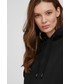 Bluza Answear Lab bluza damska kolor czarny z kapturem gładka
