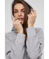 Bluza Answear Lab bluza damska kolor szary z kapturem melanżowa