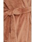 Piżama Answear Lab Szlafrok kolor brązowy