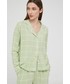 Piżama Answear Lab komplet piżamowy kolor turkusowy
