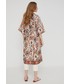 Piżama Answear Lab szlafrok kolor beżowy