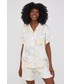 Piżama Answear Lab piżama damska kolor biały