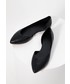 Balerinki Answear Lab baleriny skórzane kolor czarny