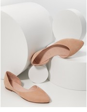 Balerinki baleriny zamszowe kolor beżowy - Answear.com Answear Lab