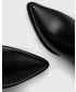 Kozaki Answear Lab kowbojki damskie kolor czarny na słupku
