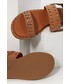 Sandały Answear Lab sandały skórzane damskie kolor brązowy