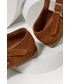 Sandały Answear Lab sandały zamszowe damskie kolor brązowy