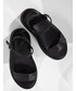 Sandały Answear Lab sandały skórzane damskie kolor czarny na platformie