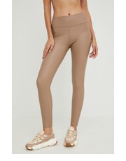 Legginsy legginsy damskie kolor beżowy gładkie - Answear.com Answear Lab