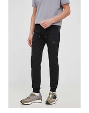 Spodnie męskie spodnie męskie kolor czarny gładkie - Answear.com Colmar