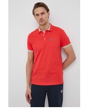 T-shirt - koszulka męska polo męski kolor pomarańczowy gładki - Answear.com Colmar