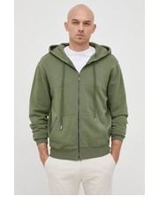 Bluza męska bluza męska kolor zielony z kapturem gładka - Answear.com Bomboogie