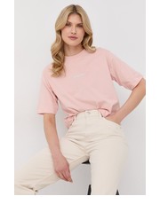 Bluzka t-shirt bawełniany kolor różowy - Answear.com The Kooples