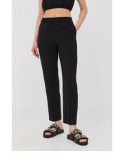 Spodnie spodnie damskie kolor czarny proste high waist - Answear.com The Kooples