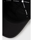 Czapka The Kooples czapka bawełniana kolor czarny z nadrukiem