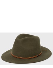 Kapelusz kapelusz wełniany kolor zielony wełniany - Answear.com Brixton