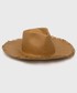 Kapelusz Brixton kapelusz kolor brązowy
