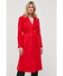 Płaszcz Max&Co. MAX&Co. płaszcz wełniany kolor czerwony przejściowy