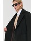 Płaszcz Max&Co. MAX&Co. płaszcz wełniany kolor czarny przejściowy