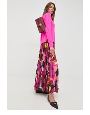 Spódnica MAX&Co. spódnica kolor różowy maxi rozkloszowana - Answear.com Max&Co.