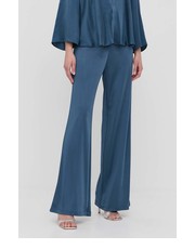 Spodnie MAX&Co. spodnie damskie kolor granatowy proste high waist - Answear.com Max&Co.
