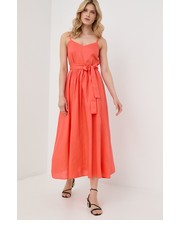 Sukienka MAX&Co. sukienka kolor pomarańczowy maxi rozkloszowana - Answear.com Max&Co.