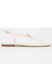 Sandały sandały skórzane Capri damskie kolor beżowy - Answear.com Tory Burch