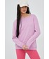 Bluza Protest bluza damska kolor fioletowy wzorzysta