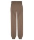 Spodnie Muuv. spodnie dresowe MILD COTTON damskie kolor brązowy gładkie