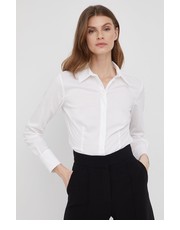 Koszula koszula damska kolor biały slim z kołnierzykiem klasycznym - Answear.com Pennyblack