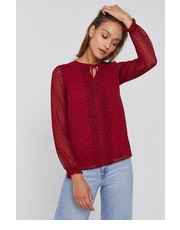 Bluzka Bluzka damska kolor czerwony wzorzysta - Answear.com Pennyblack