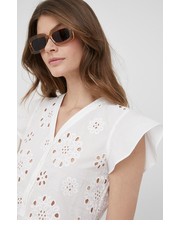 Bluzka bluzka bawełniana damska kolor biały gładka - Answear.com Pennyblack