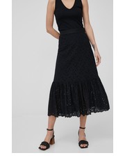 Spódnica spódnica bawełniana kolor czarny midi rozkloszowana - Answear.com Pennyblack