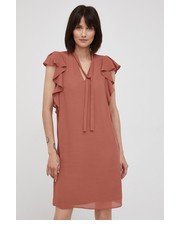 Sukienka sukienka kolor brązowy mini prosta - Answear.com Pennyblack