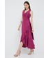 Sukienka Pennyblack sukienka kolor fioletowy maxi rozkloszowana
