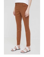 Jeansy jeansy damskie kolor beżowy medium waist - Answear.com Pennyblack