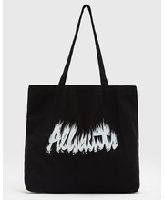 Shopper bag AllSaints torebka bawełniana kolor czarny - Answear.com Allsaints