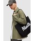Shopper bag Allsaints AllSaints torebka bawełniana kolor czarny