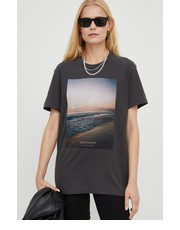 Bluzka AllSaints t-shirt bawełniany kolor czarny - Answear.com Allsaints
