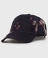 Czapka Allsaints AllSaints czapka bawełniana kolor fioletowy z aplikacją