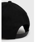 Czapka Allsaints AllSaints czapka bawełniana kolor czarny z aplikacją