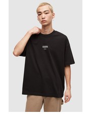 T-shirt - koszulka męska AllSaints t-shirt bawełniany kolor czarny gładki - Answear.com Allsaints